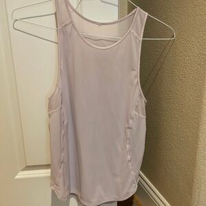 Lululemon sculpture tank pale pink